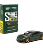 Mini GT x Tarmac Works 1:64 SHMEE 150 Porsche Taycan Turbo S MGT00274-R Green