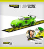 Tarmac Works PORSCHE RWB 993 Rough Rhythm Fuel Fest Student Driver Green Hobby64