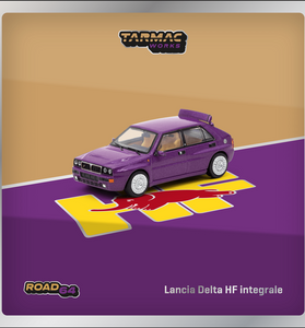 Tarmac Works 1:64 Lancia Delta HF Integrale Viola Purple