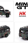 Mini GT 1:64 HK Exclusive Land Rover Defender 110 Camouflage #237