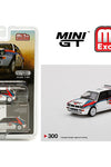 Mini GT 1:64 Lancia Delta HF Integrale Evoluzione (White) – Martini Racing #300