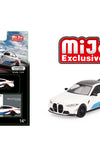 Mini GT 1:64 BMW M4 Performance (G82) Alpine White – Mijo Exclusive #346