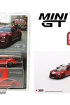 Mini GT 1:64 #389 Shelby GT500 SE Widebody (Ford Race Red with White Stripes)