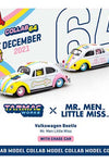 Tarmac Works X Schuco 1:64 Volkswagen Beetle Mr. Men & Little Miss