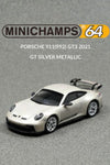 Minichamps 64 1:64 2021 Porsche 911 GT3 (992) (GT Silver Metallic)
