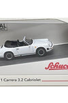 Schuco 1:87 Porsche 911 Carrera 3.2 Cabriolet White