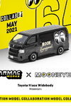 Tarmac Works Hobby 1:64 Toyota Hiace Widebody Mooneye’s Black Limited Edition