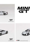 Mini GT 1:64 Porsche 911 Turbo S (GT Silver Metallic) – MiJo Exclusives #354