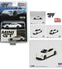 MINI GT #218 WHITE PORSCHE TAYCAN TURBO S MIJO USA EXCLUSIVE #218