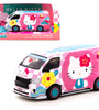 Tarmac Works 1:64 Toyota Hiace Widebody Hello Kitty Capsule Summer Festival – Collab64