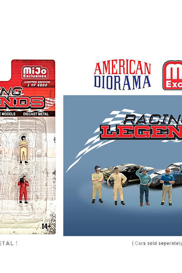American Diorama 1:64 Figures Racing Legends – MiJo Exclusives