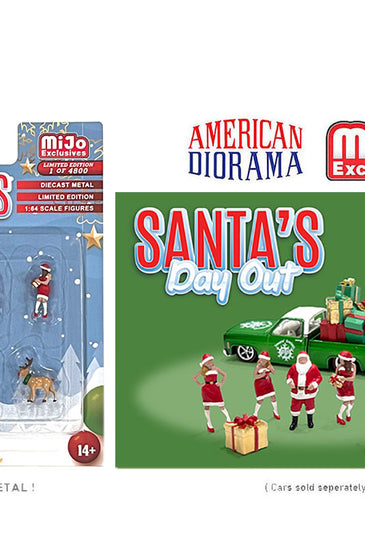 American Diorama 1:64 Figures Santa’s Day Out – MiJo Exclusives